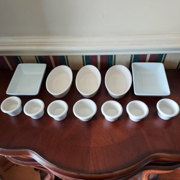 Onieda & ITI Baking Dishes Carisle & Prolon Melamine Condiment Containers - Picture 1 of 7